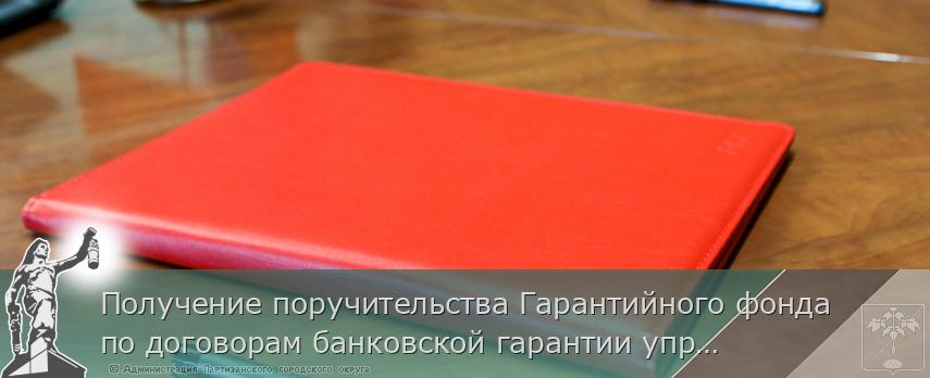 Получение поручительства Гарантийного фонда по договорам банковской гарантии упростили для бизнеса Приморья